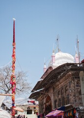 Fototapeta premium Jhanda sahib dehradun sikh pilgrim site in india
