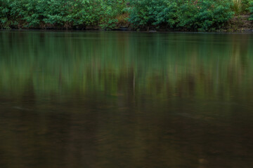 Reflection on the river