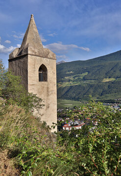 Schlanders, St.&Auml;gidius, Vinschgau, Kirchturm, S&uuml;dtirol, Alto Adige, Silandro , Altertum, Val Venosta