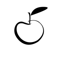 apple icon  illustration isolated on white background