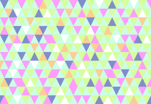 Pattern with triangle shape. Background with different colors of triangles. Triangle vector pattern shape