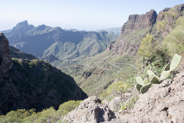 Road to Masca in Tenerife Canary islands Spain