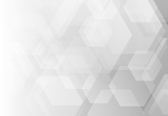 Abstract grey hexagonal pattern design artwork decorative background. illustration vector eps10
