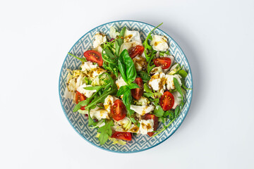 Italian food fresh salad tomatoes cherry meal fresh food diner plate dish food photography