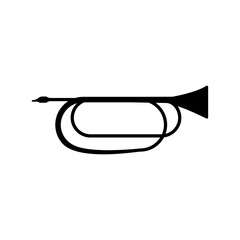 Trumpet instrument musical icon