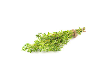 Thyme an isolated on white background. Clipping path