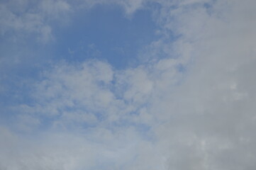 blue sky with clouds