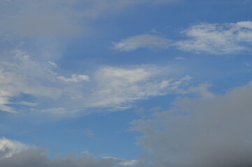 blue sky with clouds