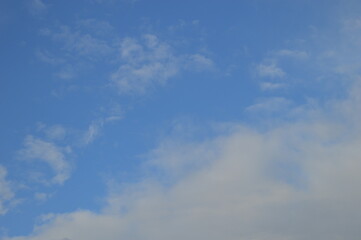 blue sky with clouds