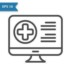 Fototapeta premium Online Healthcare