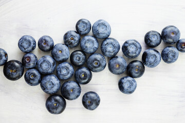 Fresh blueberries