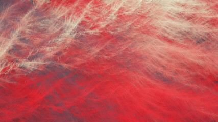 Abstract chaotic red shapes. Creative painted texture. Fantastic 3D rendered digital fractal illustration.