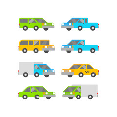 The best cars set vector icon illustration. Suitable for many purposes.