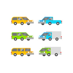 The best cars set vector icon illustration. Suitable for many purposes.