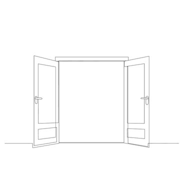 Door Sketch Open Images – Browse 33,342 Stock Photos, Vectors, and Video