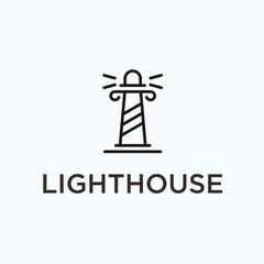 lighthouse logo / lighthouse icon