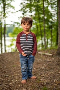 Little Boy in Nature