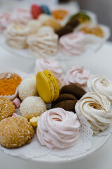 different cakes on a plate