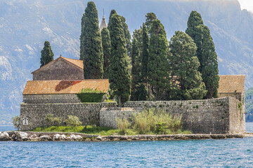 Benedictine monastery from the 12th century on George Island. George Island is one of the two...