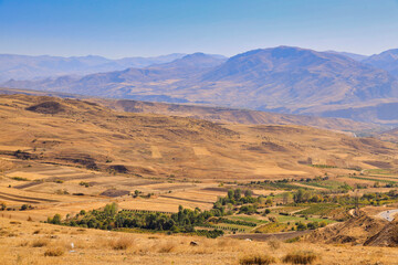 Fototapeta premium Beautiful Landscape at the Selim Pass in Armenia.