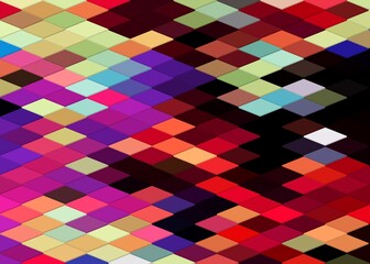 Abstract Colorful Geometrical Artwork,Abstract Graphical Art Background Texture,Modern Conceptual Art,Synthwave Aesthetic Poster Print,3D Rendering