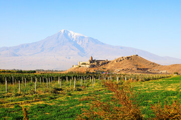 The Monastery Khor Virap in Armenia, Asia