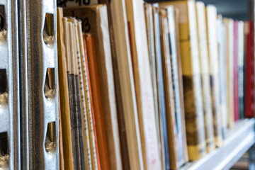 Obraz premium Old books in the Library.