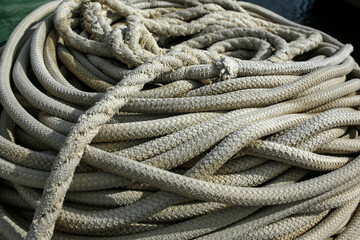 ship rope coils background