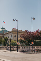 street lamp in the city