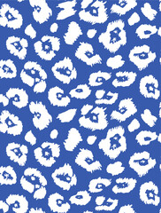 Seamless leopard pattern, animal print.