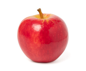 Red apple isolated on white background with clipping path