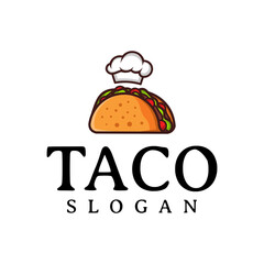 Taco Logo Design Vector, Fast Food, Restaurant And Cafe Symbol