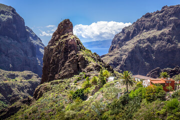 Beauful Highlands landscape, Masca Village, Tenerife, Canary islands, Spain