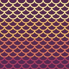 Seamless repeating pattern of halfcircles