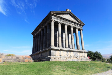 Fototapeta na wymiar Ancient Temple Garni in Armenia, Asia.