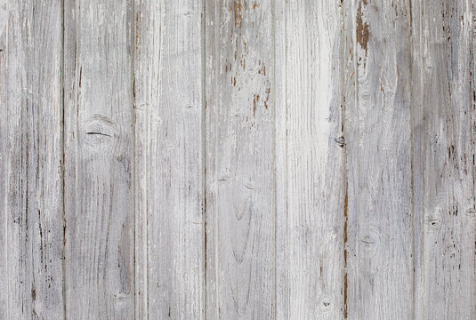 White and gray wood texture background. Top view surface of the wooden planks texture.