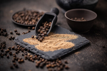 Cooking ingredients concept
