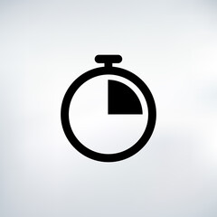 15 seconds Countdown Timer icon set. time interval icons. Stopwatch and time measurement. Stock Vector illustration isolated on white background.