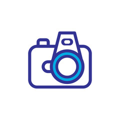 camera icon logo illustration design