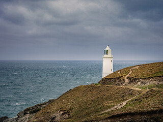 Fototapeta na wymiar Trevose Head Lighthouse, Cornwall