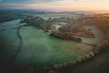 Mawnan Smith, Helford, Cornwall, Aerial Photo