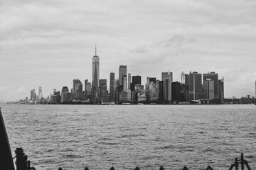 New York street photo black and white  - obrazy, fototapety, plakaty