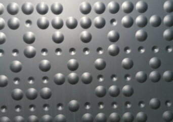 Abstract metal bubbles up close background texture