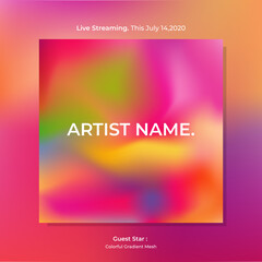 abstract background with colorful gradient