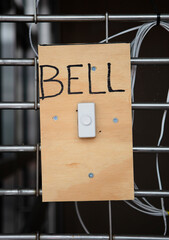 Bell on a piece of wooden 