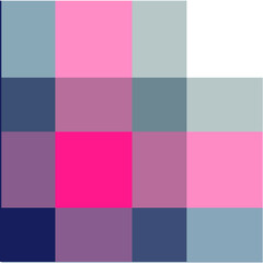 Ilustracion en patron de cuadros de moda para textil o textura de fonto totalmente editables