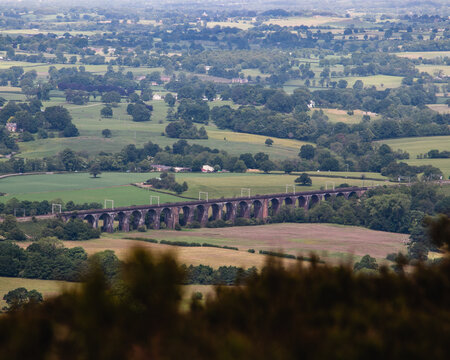 Viaduct In Cheshire Countryside