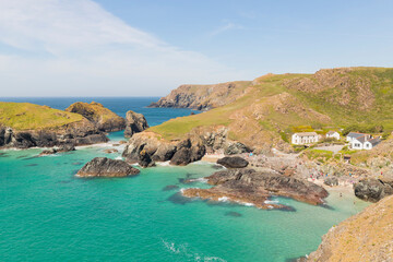 Obraz premium Kynance Cove, The Lizard, Cornwall, England