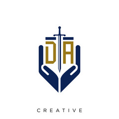 da logo design vector 