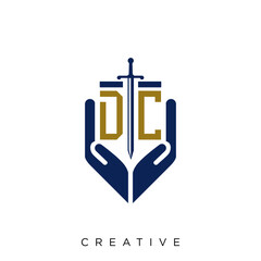 dc logo design vector 